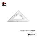 Conjunto de regla triangular de China 2 en 1 para papelería de oficina